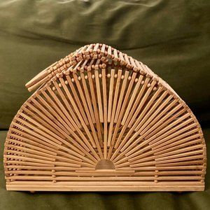 Cult Gaia Small Dome Bag (natural tan)